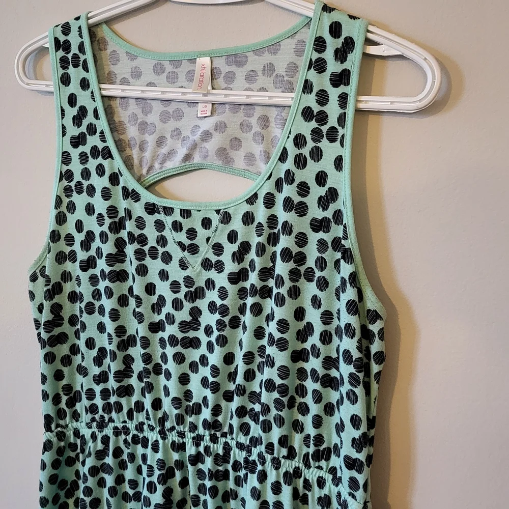 Xhilaration Mint and Black High Low Dress - Picture 2 of 10